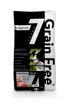 Seven Dog - Adult Superfood Meat Blend 80/20 2kg