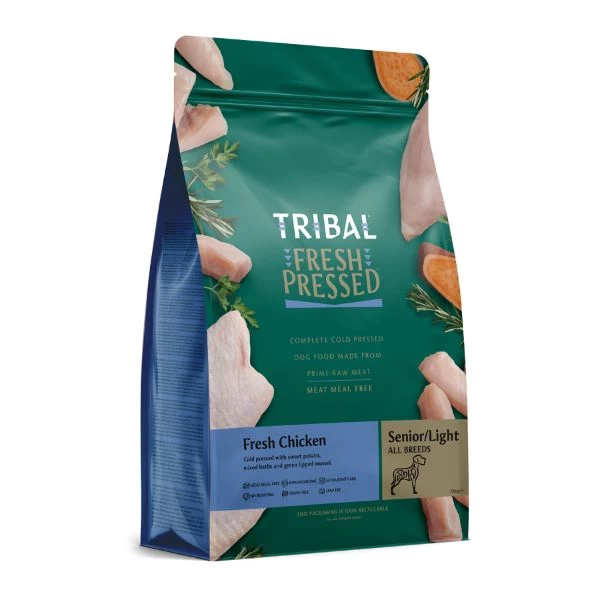 Tribal Senior/Light Chicken Dry Dog Food 12kg 3 Tribal Senior/Light Chicken Dry Dog Food 12kg