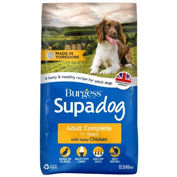 Burgess Dog - Supadog Adult Chicken 12.5kg 3 Burgess Dog - Supadog Adult Chicken 12.5kg