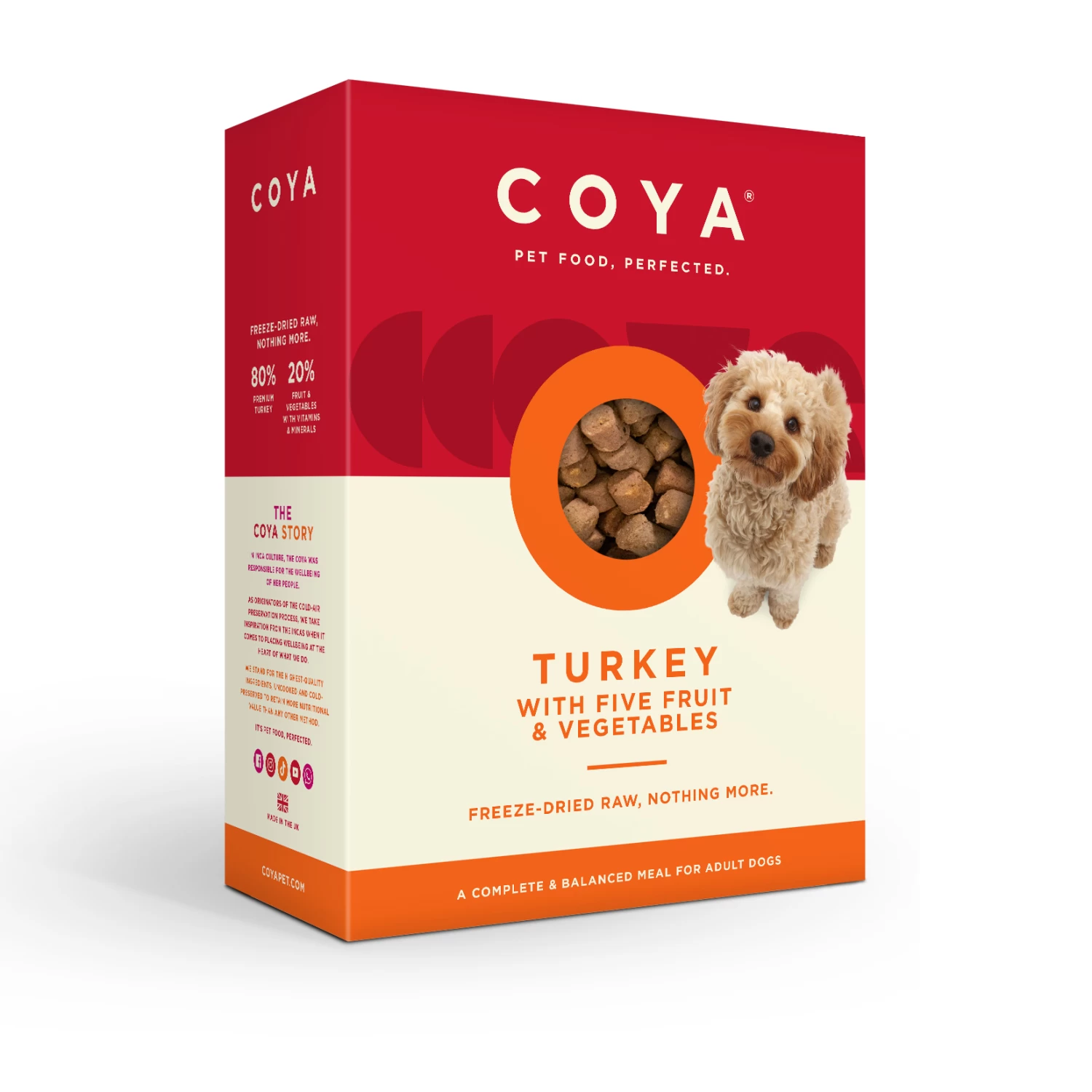Coya Adult Dog Freeze Dried Turkey 750g 3 Coya Adult Dog Freeze Dried Turkey 750g