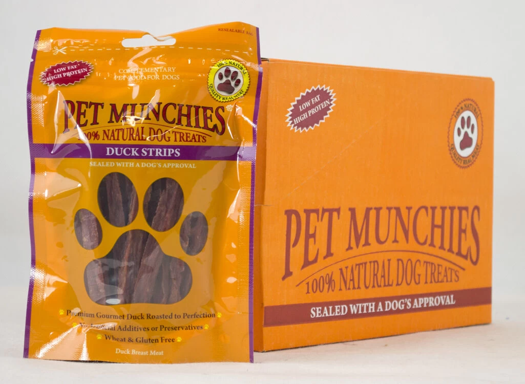 Pet Munchies Duck Strips Natural Dog Treats 4 Pet Munchies Duck Strips Natural Dog Treats - Image 2