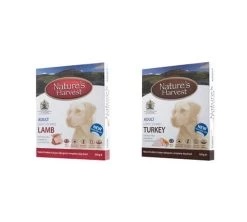 10 X 395g Adult Turkey & 10 X 395g Adult Lamb - Nature's Harvest Wet Dog Food