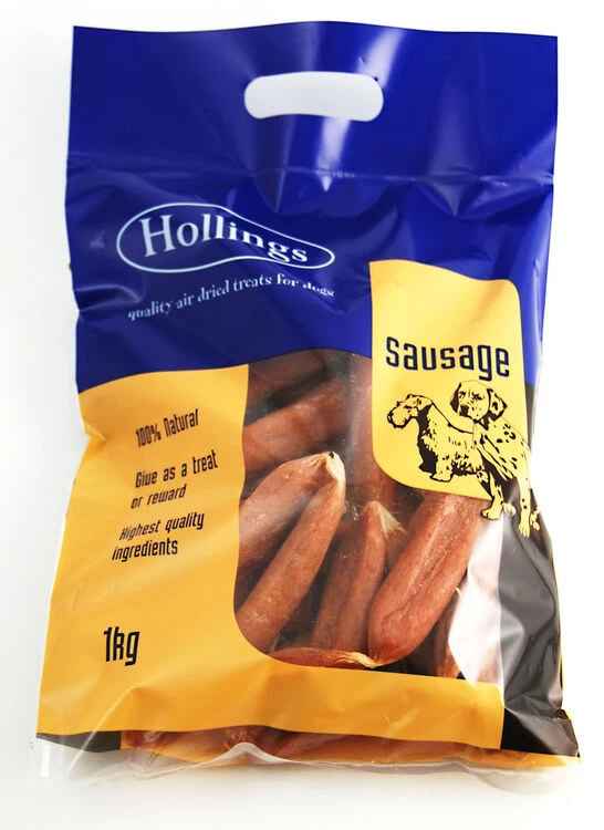 Hollings Sausage Natural Treats 1kg 3 Hollings Sausage Natural Treats 1kg