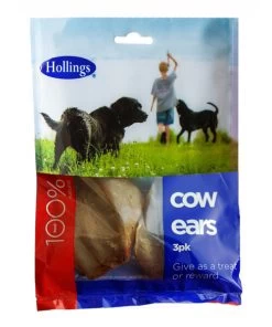 7 X Hollings Cow Ears (3 Pack)