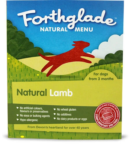 Forthglade Natural Menu Hypoallergenic Lamb Wet Dog Food - 395g 3 Forthglade Natural Menu Hypoallergenic Lamb Wet Dog Food - 395g