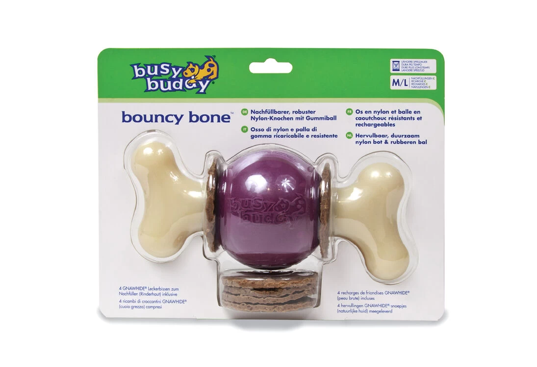 PetSafe Busy Buddy Bouncy Bone Dog Chew 4 PetSafe Busy Buddy Bouncy Bone Dog Chew - Image 2