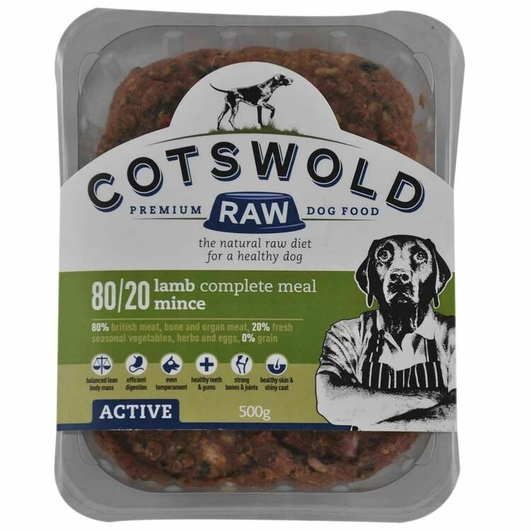 Cotswold Raw Active Mince Lamb Dog Food 4 Cotswold Raw Active Mince Lamb Dog Food - Image 2
