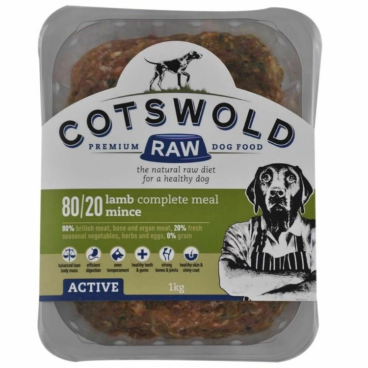 Cotswold Raw Active Mince Lamb Dog Food 3 Cotswold Raw Active Mince Lamb Dog Food