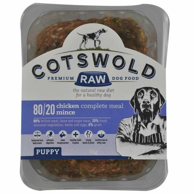 Cotswold Raw Puppy Mince Chicken Dog Food 4 Cotswold Raw Puppy Mince Chicken Dog Food - Image 2
