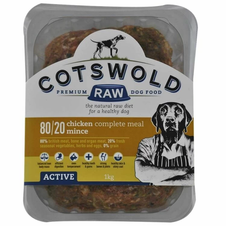 Cotswold Raw Active Mince Chicken Dog Food 3 Cotswold Raw Active Mince Chicken Dog Food