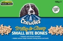 Chewdles Milky Cheesy Small Bones 10kg