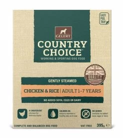 10 X Gelert Country Choice Tray Chicken 395g