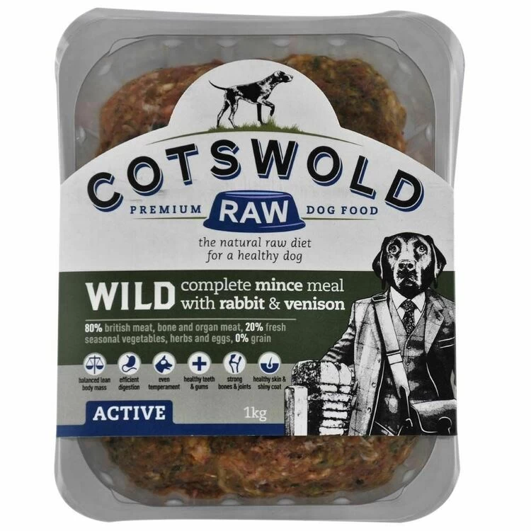 Cotswold Raw Wild Mince Venison & Rabbit Dog Food 3 Cotswold Raw Wild Mince Venison & Rabbit Dog Food