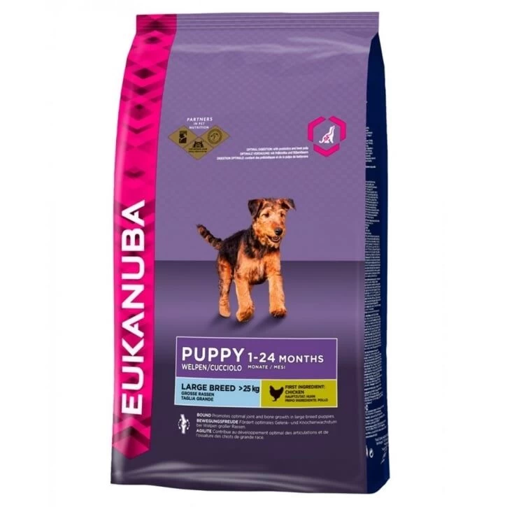 Eukanuba Dog Puppy & Junior Large Breed Chicken 12kg 3 Eukanuba Dog Puppy & Junior Large Breed Chicken 12kg