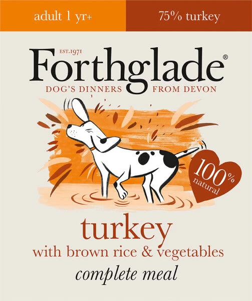 18 X 395g Forthglade Complete Adult Turkey With Brown Rice & Veg 3 18 X 395g Forthglade Complete Adult Turkey With Brown Rice & Veg