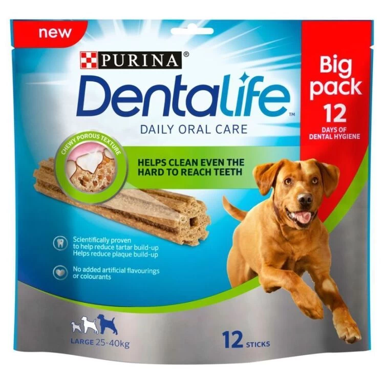 3 X Purina Dentalife Daily Oral Care Chicken Chew Adult Large Breed 12 Pack 3 3 X Purina Dentalife Daily Oral Care Chicken Chew Adult Large Breed 12 Pack