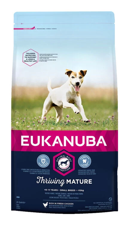 Eukanuba Thriving Mature Small Breed Dog Food With Chicken 2kg 3 Eukanuba Thriving Mature Small Breed Dog Food With Chicken 2kg
