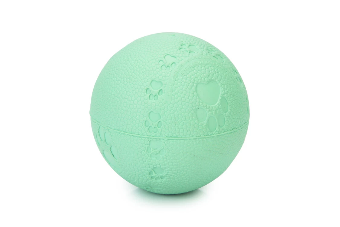 Beeztees Puppy Rubber Play Ball Green 3 Beeztees Puppy Rubber Play Ball Green