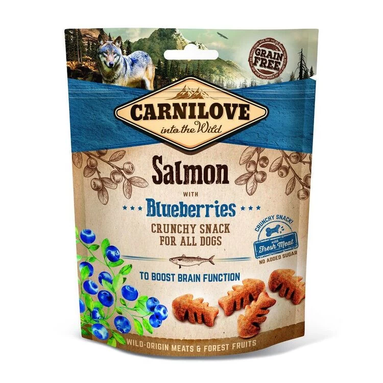 Carnilove Salmon With Blueberries Dog Treats 3 Carnilove Salmon With Blueberries Dog Treats