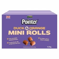 Pointer Duck & Orange Flavoured Mini Rolls 12.5kg