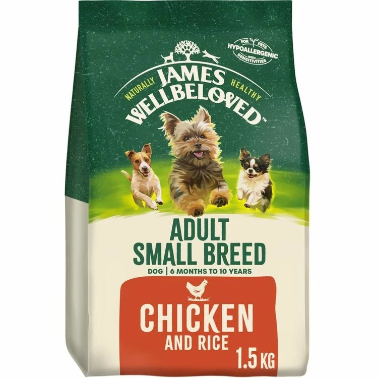 James Wellbeloved Dog Food Adult Small Breed With Chicken And Rice 3 James Wellbeloved Dog Food Adult Small Breed With Chicken And Rice
