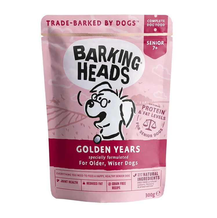 Barking Heads Golden Years Senior Wet Dog Food 3 Barking Heads Golden Years Senior Wet Dog Food