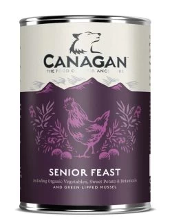 6 X 400g Canagan Senior Feast Chicken And Turkey Wet Dog Food