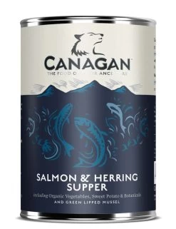 6 X 400g Canagan Salmon & Herring Supper Wet Dog Food