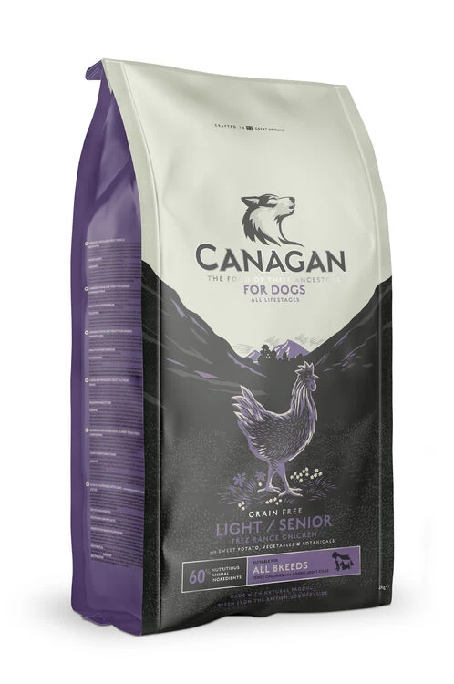 Canagan Free-Range Chicken Light / Senior Grain Free Dog Food 3 Canagan Free-Range Chicken Light / Senior Grain Free Dog Food