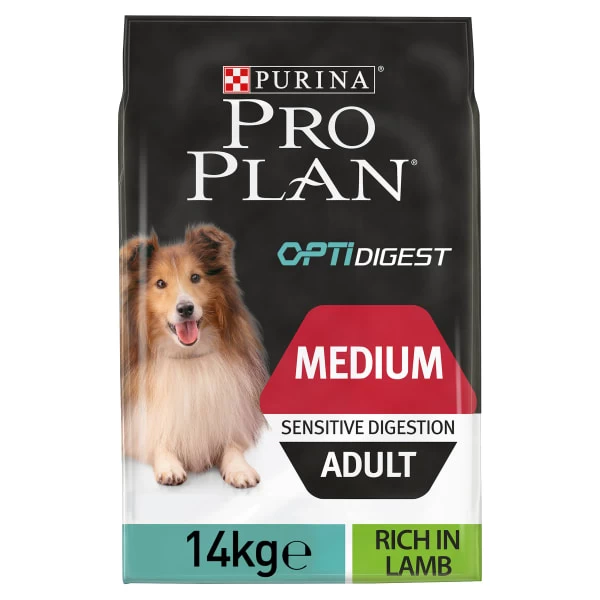 Purina Pro Plan Sensitive Digestion Medium Adult Dry Dog Food - Lamb 4 Purina Pro Plan Sensitive Digestion Medium Adult Dry Dog Food - Lamb - Image 2