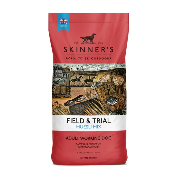 Skinner's Field And Trial Adult Dry Dog Food - Muesli Mix 3 Skinner's Field And Trial Adult Dry Dog Food - Muesli Mix