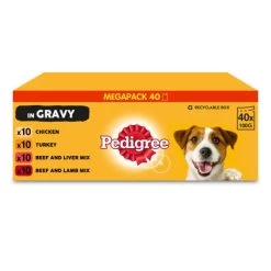 Pedigree Vital Protection Adult Wet Dog Food In Pouches - Mixed Selection In Gravy