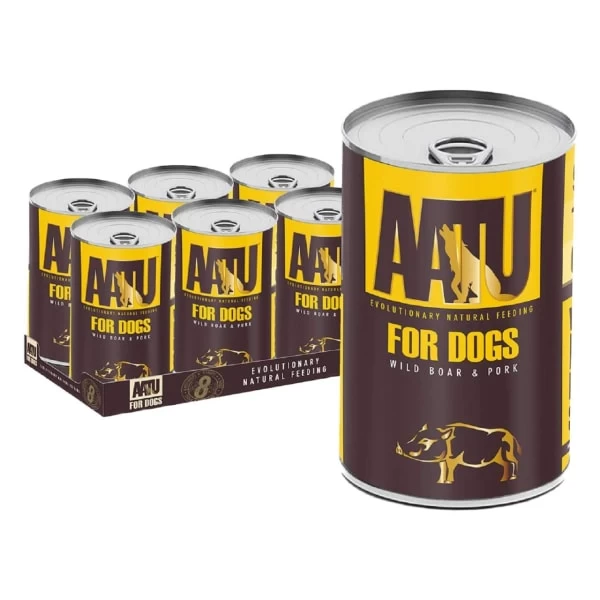 Aatu Grain-free Adult Wet Dog Food In Tins - Wild Boar & Pork 3 Aatu Grain-free Adult Wet Dog Food In Tins - Wild Boar & Pork
