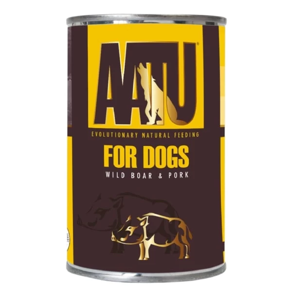 Aatu Grain-free Adult Wet Dog Food In Tins - Wild Boar & Pork 4 Aatu Grain-free Adult Wet Dog Food In Tins - Wild Boar & Pork - Image 2