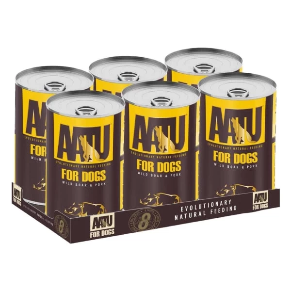 Aatu Grain-free Adult Wet Dog Food In Tins - Wild Boar & Pork 7 Aatu Grain-free Adult Wet Dog Food In Tins - Wild Boar & Pork - Image 5