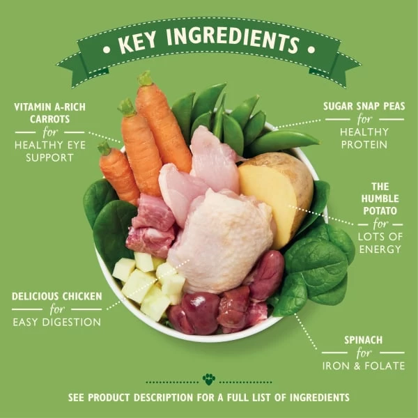 Lily's Kitchen Sunday Lunch Adult Wet Dog Food - Chicken, Potatoes & Peas 7 Lily's Kitchen Sunday Lunch Adult Wet Dog Food - Chicken, Potatoes & Peas - Image 5