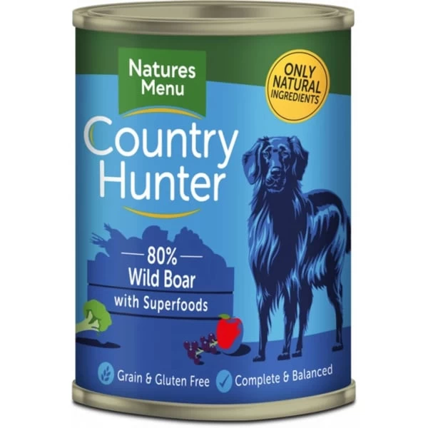 Natures Menu Country Hunter Grain-free Adult Wet Dog Food - Wild Boar 3 Natures Menu Country Hunter Grain-free Adult Wet Dog Food - Wild Boar