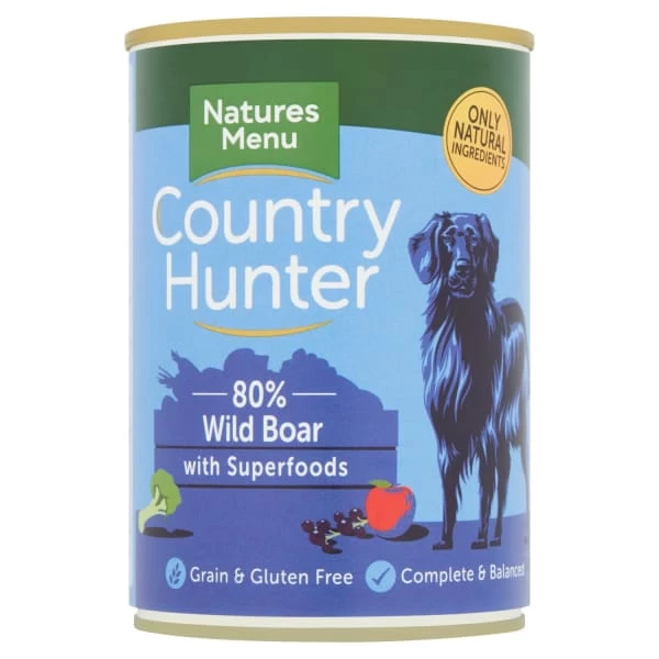 Natures Menu Country Hunter Grain-free Adult Wet Dog Food - Wild Boar 4 Natures Menu Country Hunter Grain-free Adult Wet Dog Food - Wild Boar - Image 2