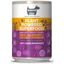 Hownd Plant Powered Superfood Adult Wet Dog Food - Blueberry & Coconut Porridge
