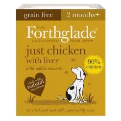 Forthglade Just Complementary 2 Months+ Grain-free Wet Dog Food - Chicken With Liver