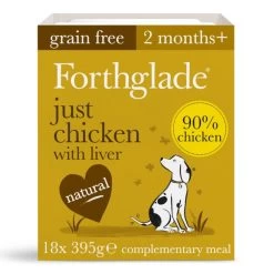 Forthglade Just Complementary 2 Months+ Grain-free Wet Dog Food - Chicken With Liver -Dog Supply Shop I9683338 en 02