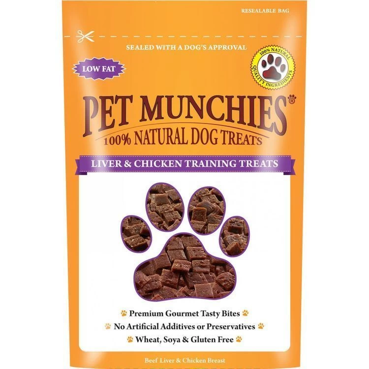 Pet Munchies Liver & Chicken Dog Training Treats Value Pack 3 Pet Munchies Liver & Chicken Dog Training Treats Value Pack