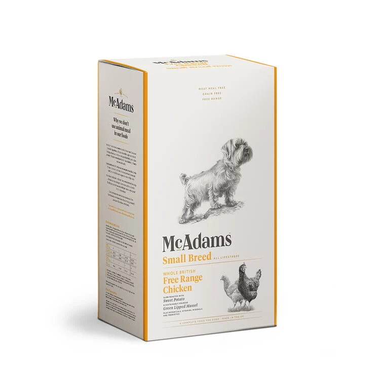 McAdams Free Range Chicken Small Breed Dry Dog Food 3 McAdams Free Range Chicken Small Breed Dry Dog Food