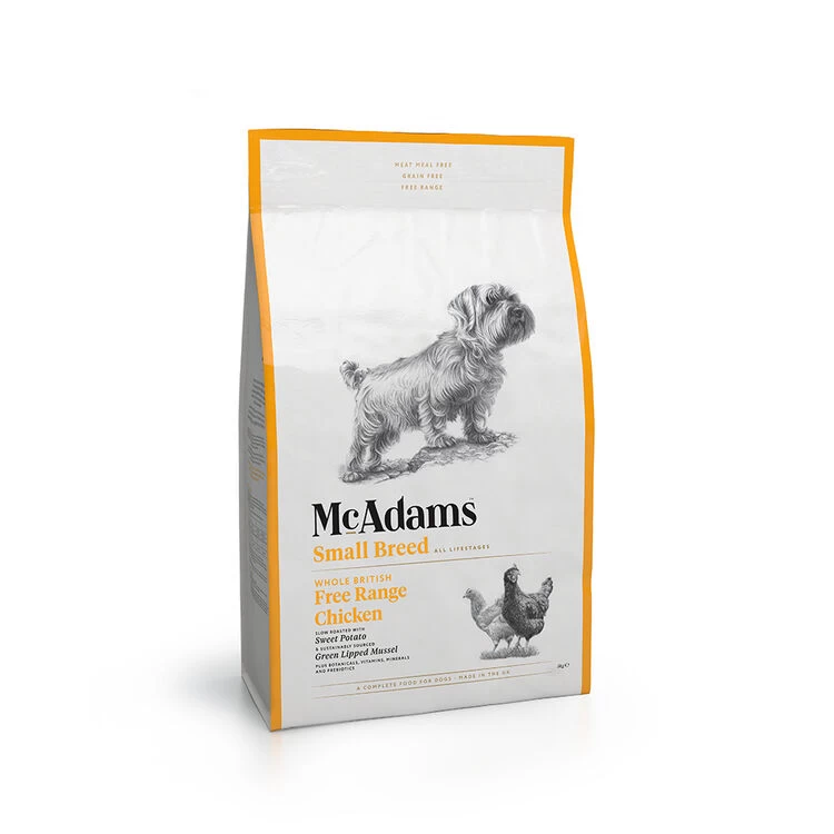 McAdams Free Range Chicken Small Breed Dry Dog Food 4 McAdams Free Range Chicken Small Breed Dry Dog Food - Image 2