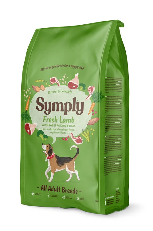 Symply Adult Fresh Lamb Dry Dog Food 3 Symply Adult Fresh Lamb Dry Dog Food