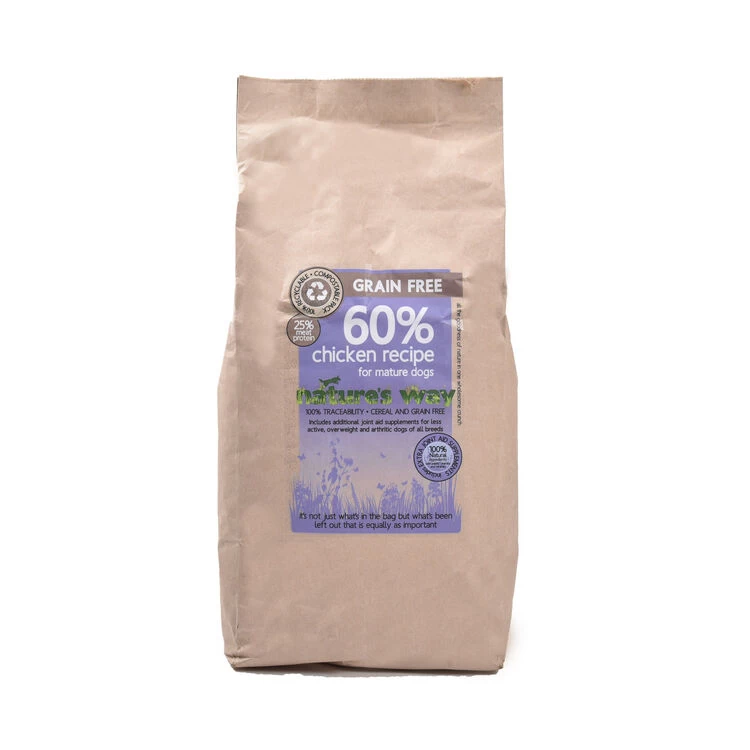 Nature's Way Grain Free Chicken Senior/Mature Dry Dog Food 3 Nature's Way Grain Free Chicken Senior/Mature Dry Dog Food