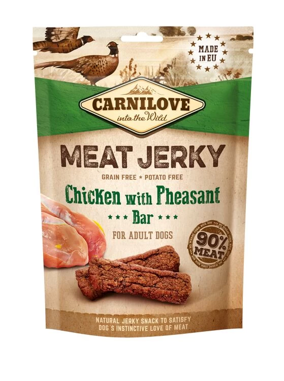 Carnilove Jerky Chicken With Pheasant Bar 3 Carnilove Jerky Chicken With Pheasant Bar