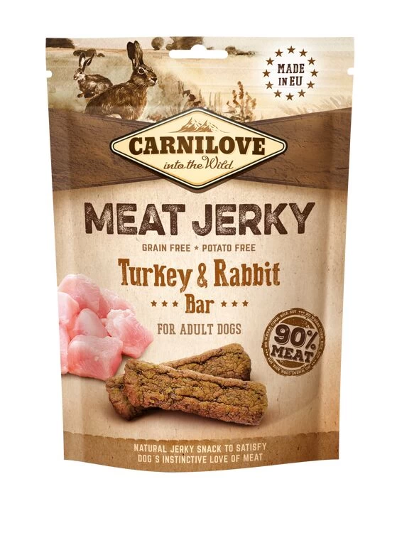 Carnilove Jerky Turkey & Rabbit Bar 3 Carnilove Jerky Turkey & Rabbit Bar