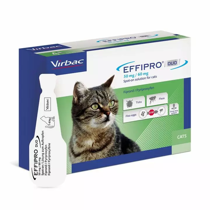 Virbac Effipro Duo Flea & Tick Spot On Solution For Cats & Dogs 4 Virbac Effipro Duo Flea & Tick Spot On Solution For Cats & Dogs - Image 2