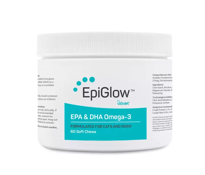 EpiGlow™ Omega-3 Skin And Coat Chews For Cats & Dogs 3 EpiGlow™ Omega-3 Skin And Coat Chews For Cats & Dogs